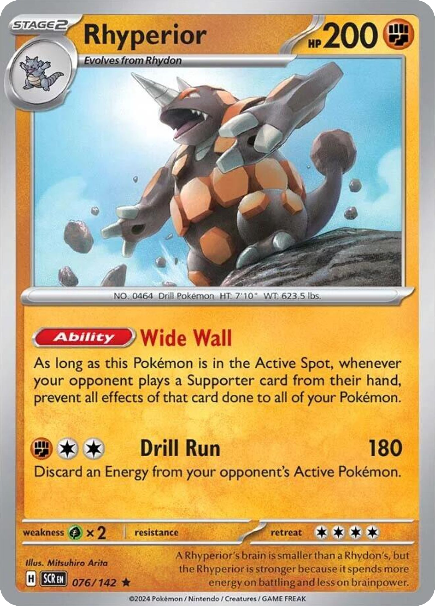 76/142 [SCR] Rhyperior - Rare