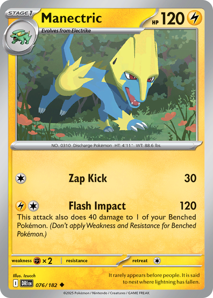 76/182 [DRI] Manectric - Uncommon