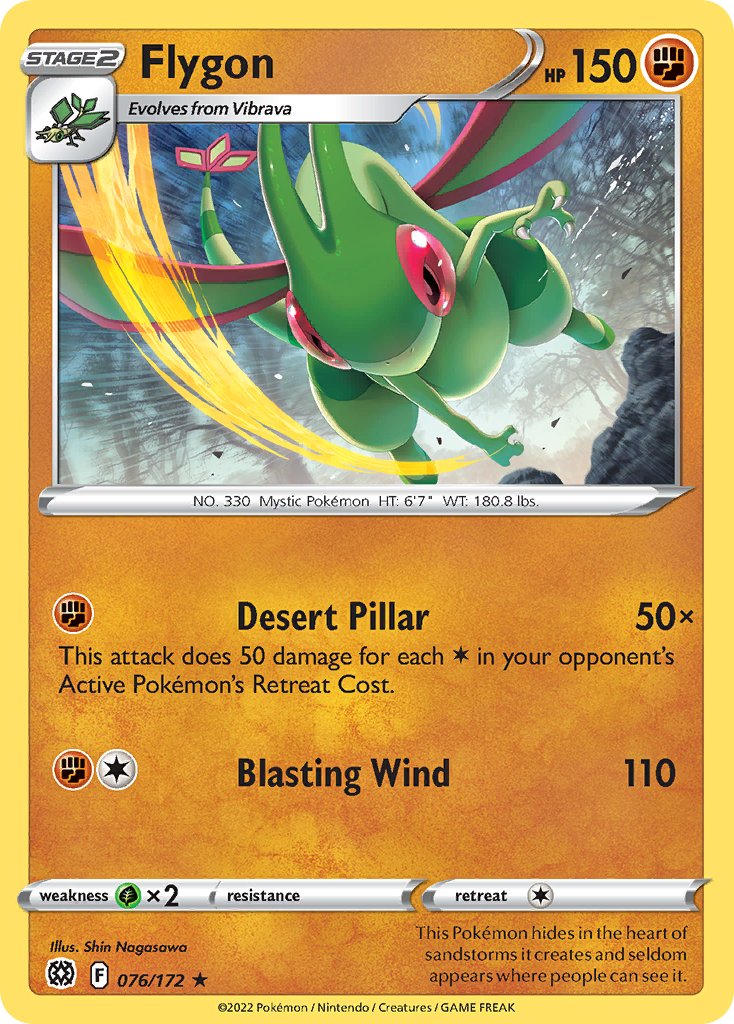 76/172 [BRS] Flygon - Rare