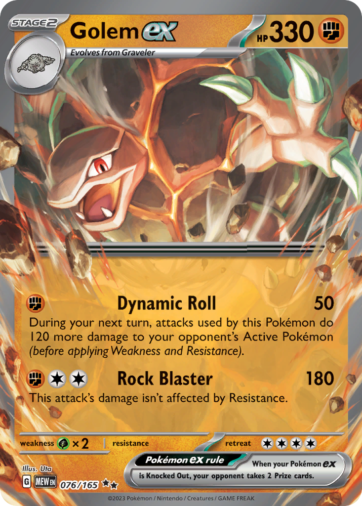 76/165 [SV3PT5] Golem ex - Double Rare