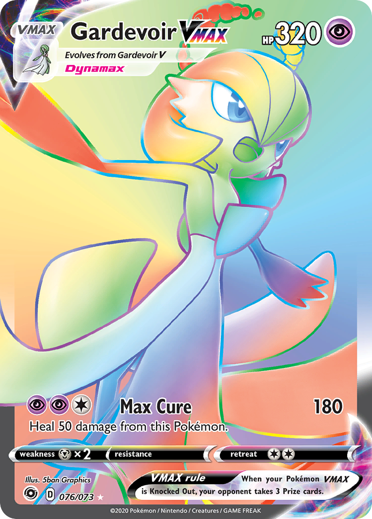 76/73 [CPA] Gardevoir VMAX - Rare Rainbow