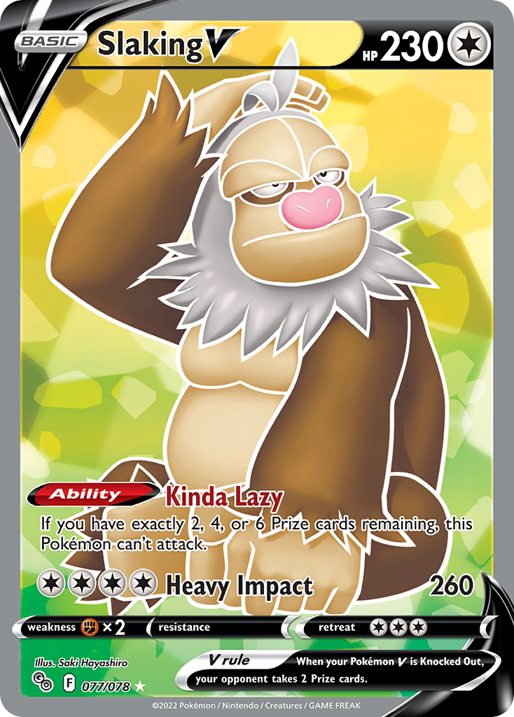 77/78 [PGO] Slaking V - Rare Ultra