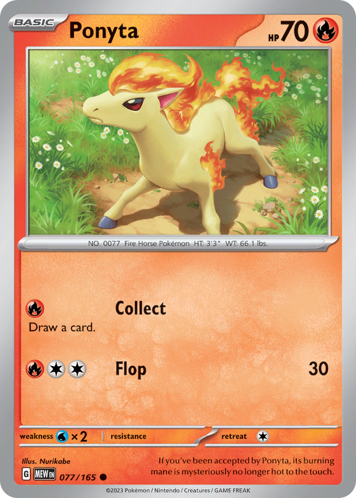 77/165 [SV3PT5] Ponyta - Common