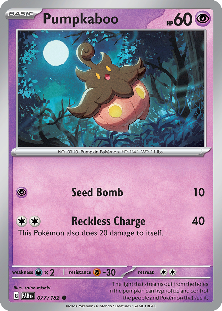 77/182 [SV4] Pumpkaboo - Common