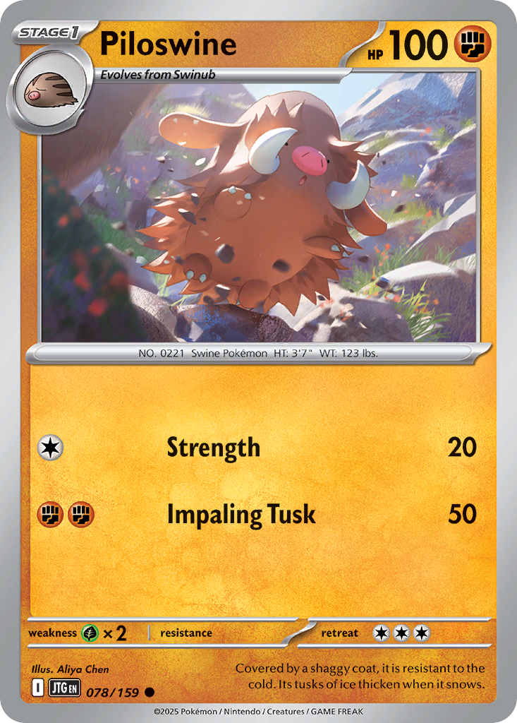 78/159 [JTG] Piloswine - Common