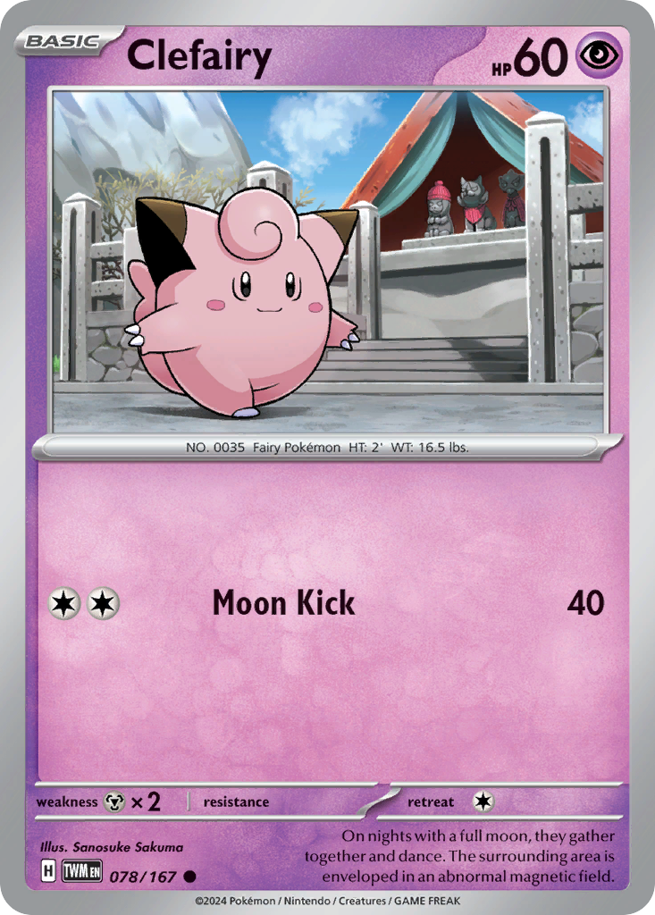 78/167 [TWM] Clefairy - Common