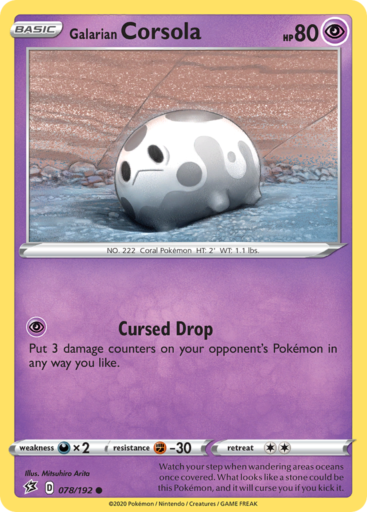 78/192 [RCL] Galarian Corsola - Common