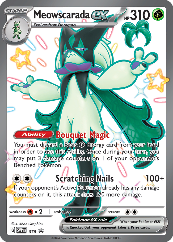 78/215 [PR-SV] Meowscarada ex - Promo