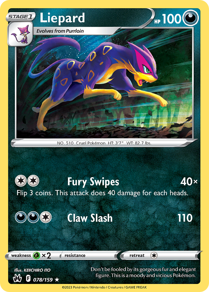 78/159 [CRZ] Liepard - Rare