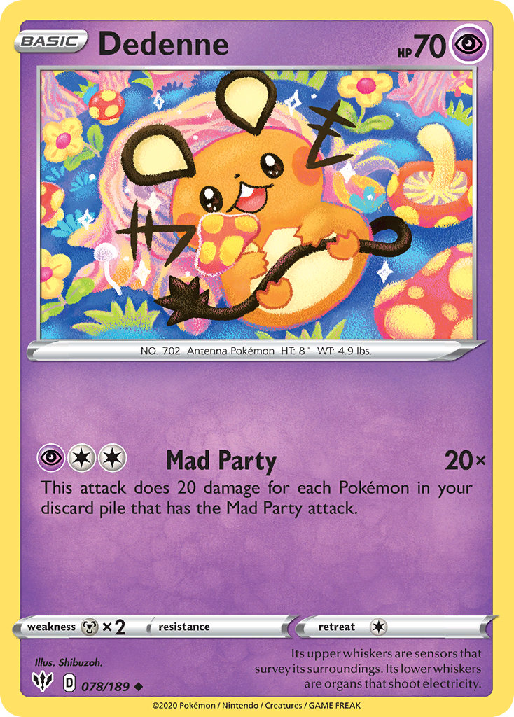 78/189 [DAA] Dedenne - Uncommon