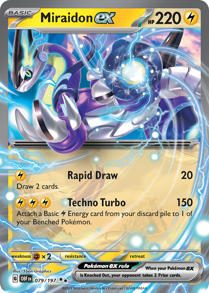 79/197 [SV3] Miraidon ex - Double Rare