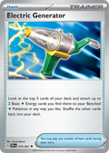 79/91 [SV4PT5] Electric Generator - Uncommon