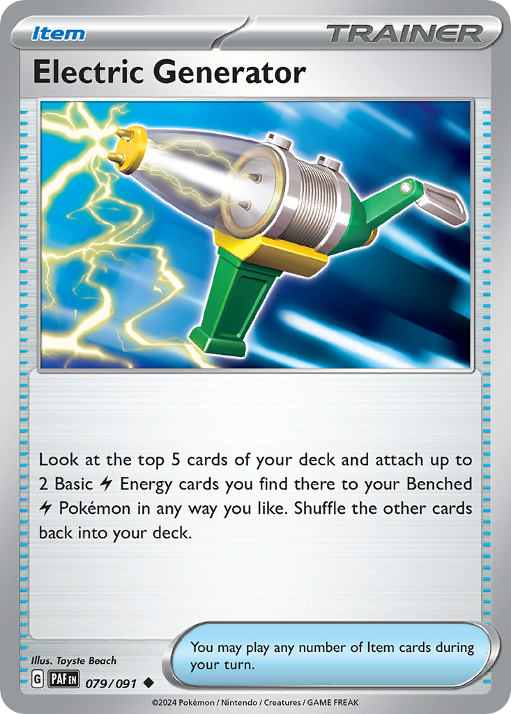 79/91 [SV4PT5] Electric Generator - Uncommon