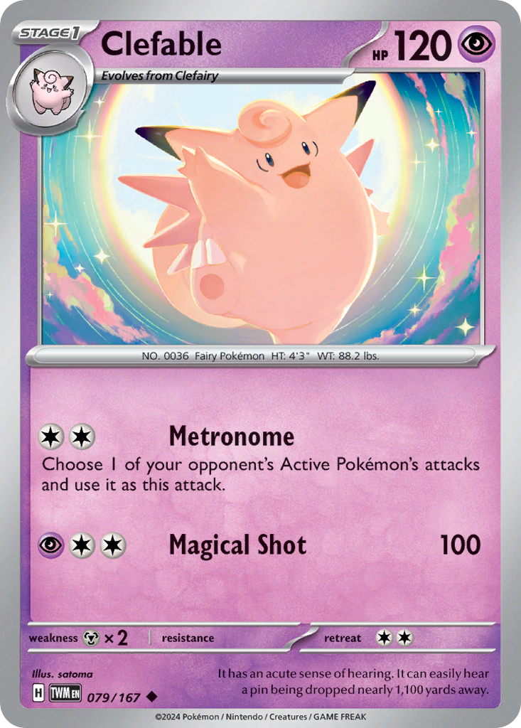 79/167 [TWM] Clefable - Uncommon
