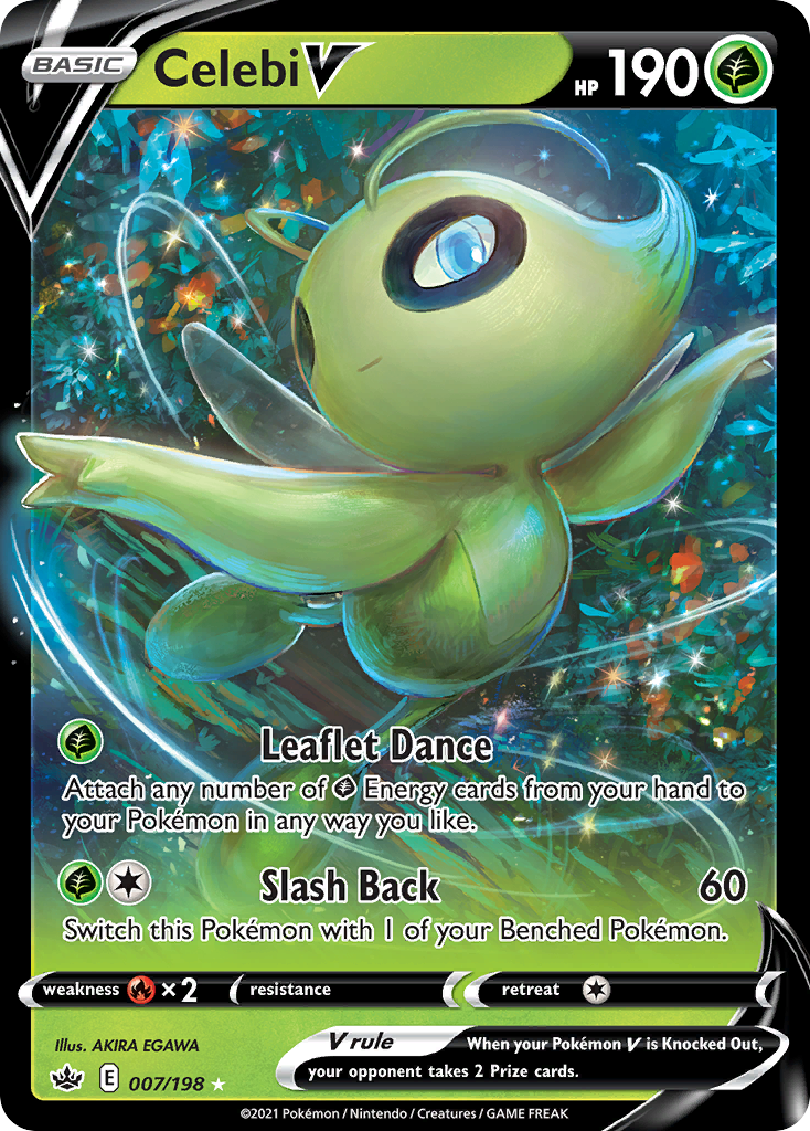 7/198 [CRE] Celebi V - Rare Holo V