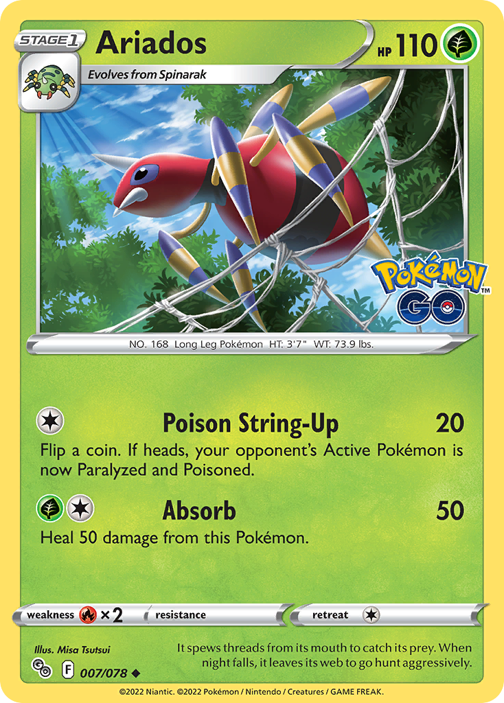 7/78 [PGO] Ariados - Uncommon