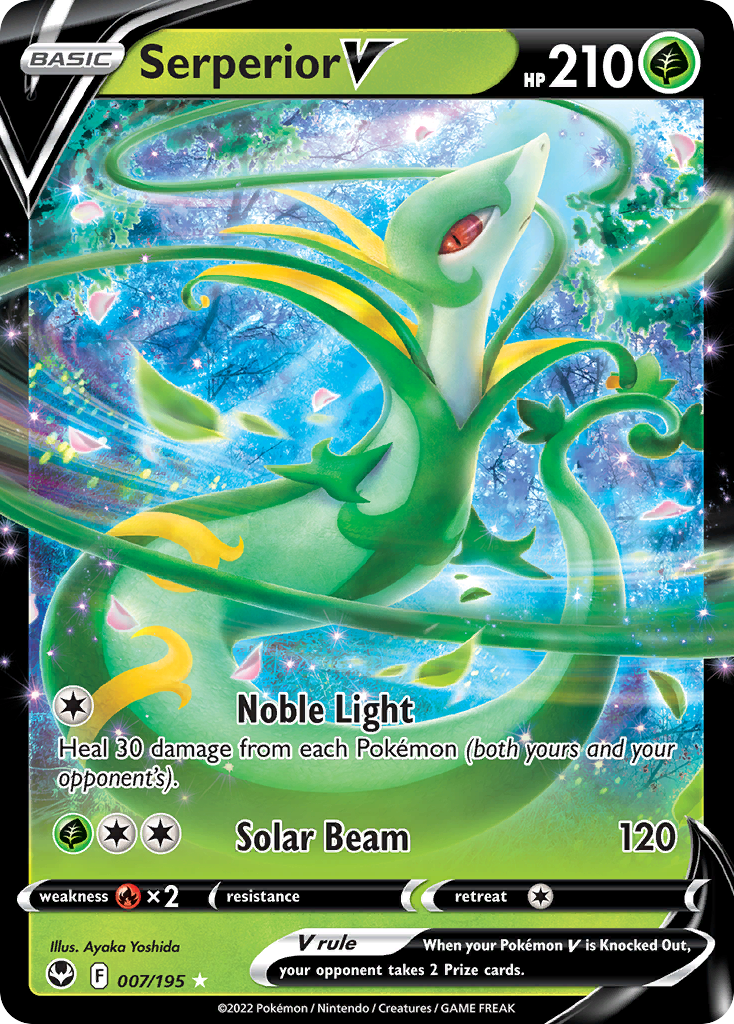 7/195 [SIT] Serperior V - Rare Holo V