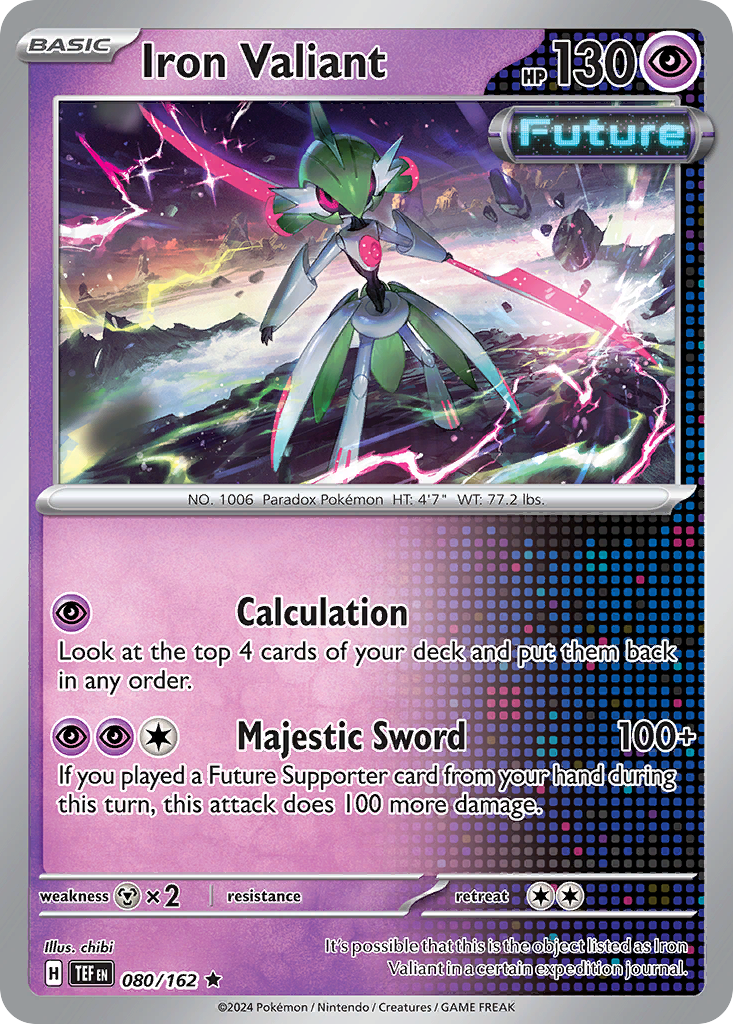 80/162 [TEF] Iron Valiant - Rare