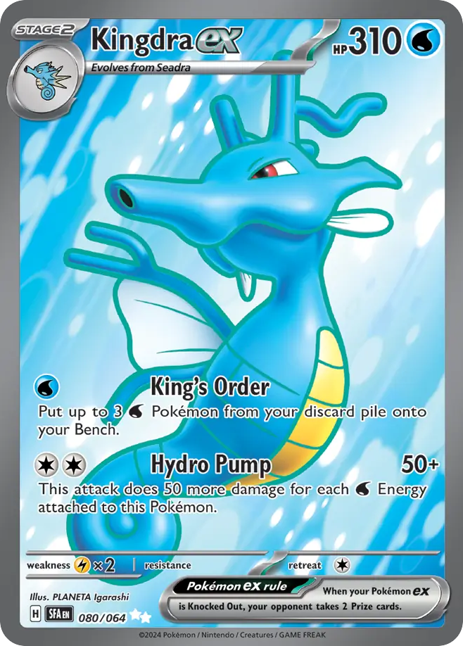 80/64 [SFA] Kingdra ex - Ultra Rare