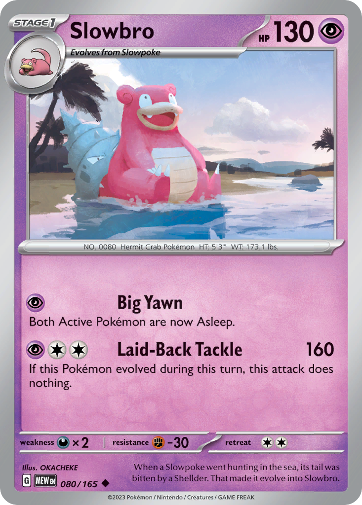 80/165 [SV3PT5] Slowbro - Uncommon