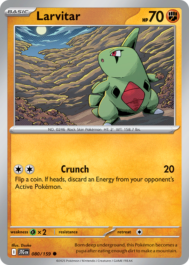 80/159 [JTG] Larvitar - Common