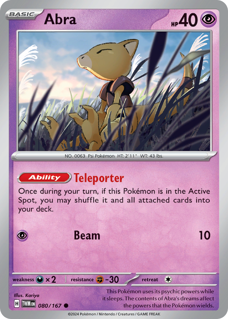 80/167 [TWM] Abra - Common