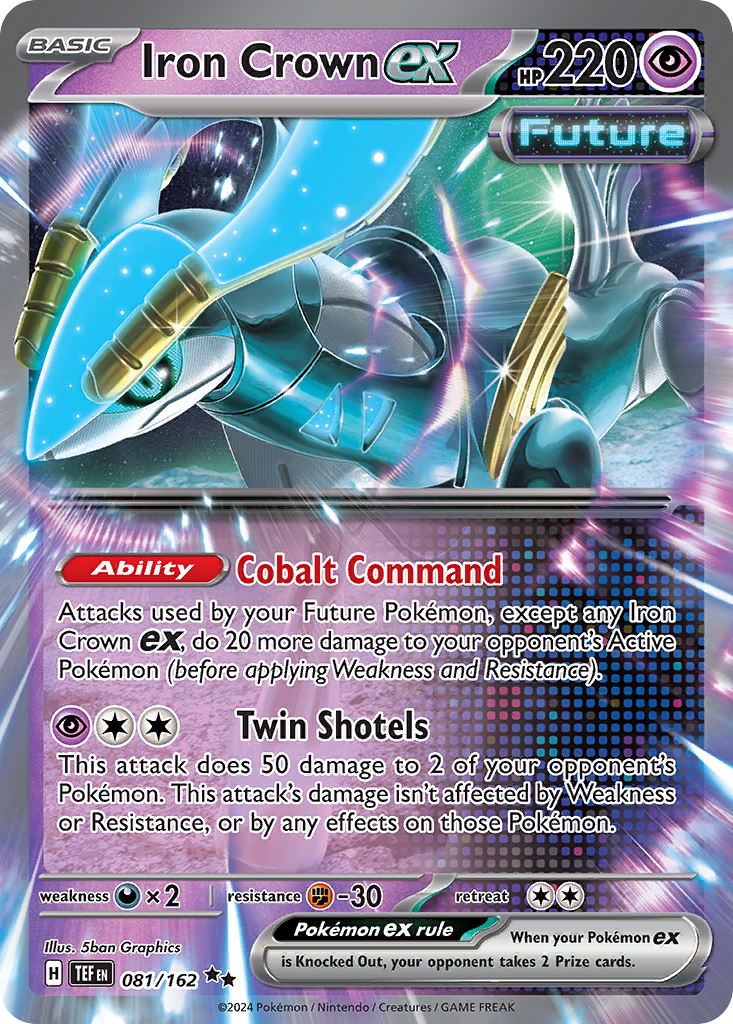 81/162 [TEF] Iron Crown ex - Double Rare