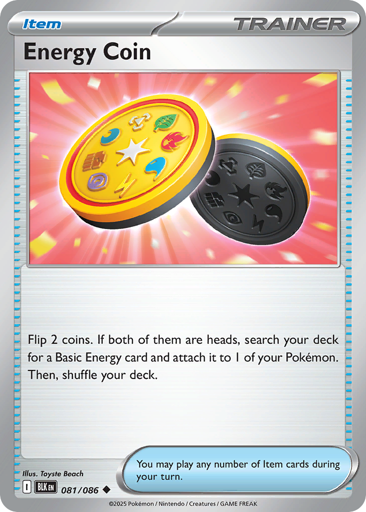 81/86 [BLK] Energy Coin - Uncommon