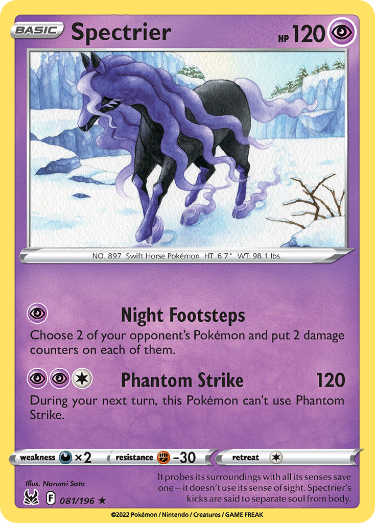 81/196 [LOR] Spectrier - Rare Holo