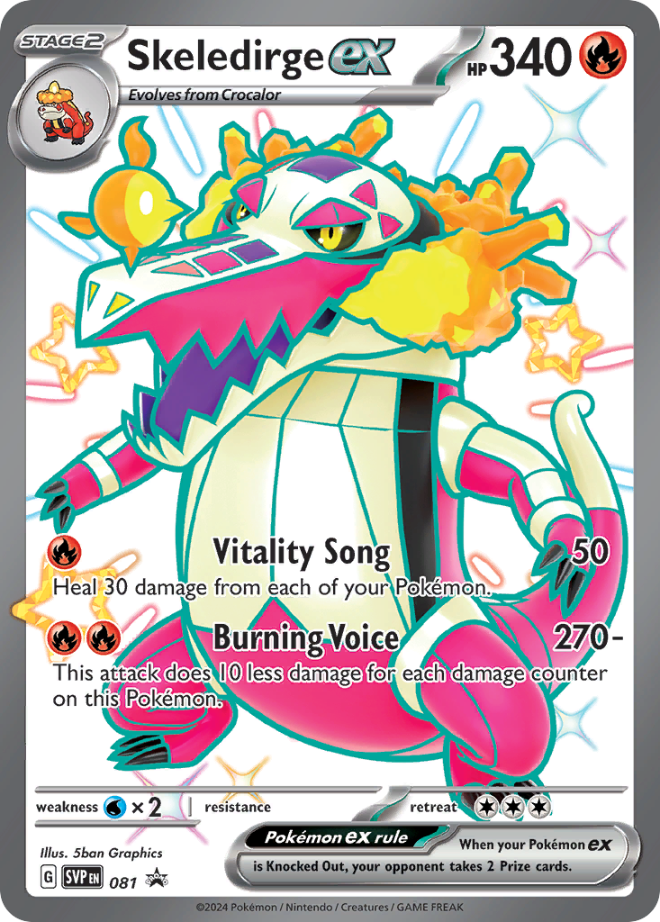81/215 [PR-SV] Skeledirge ex - Promo