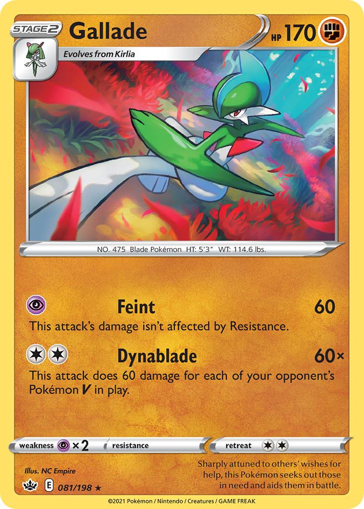 81/198 [CRE] Gallade - Rare