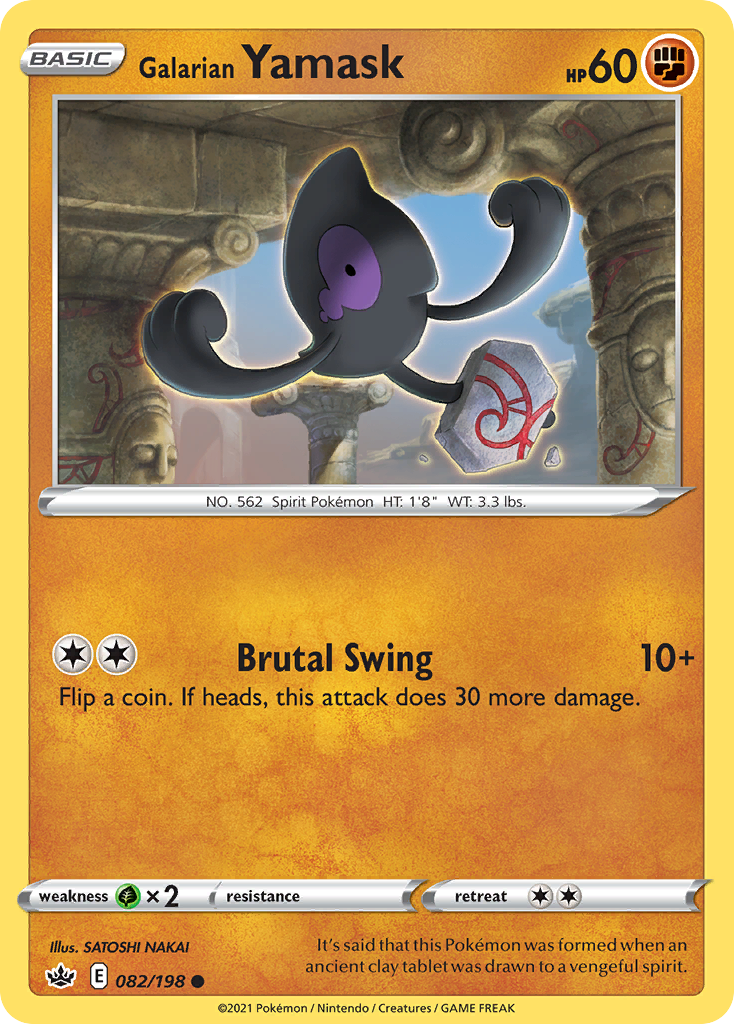 82/198 [CRE] Galarian Yamask - Common