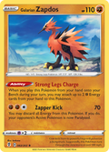 82/203 [EVS] Galarian Zapdos - Rare Holo
