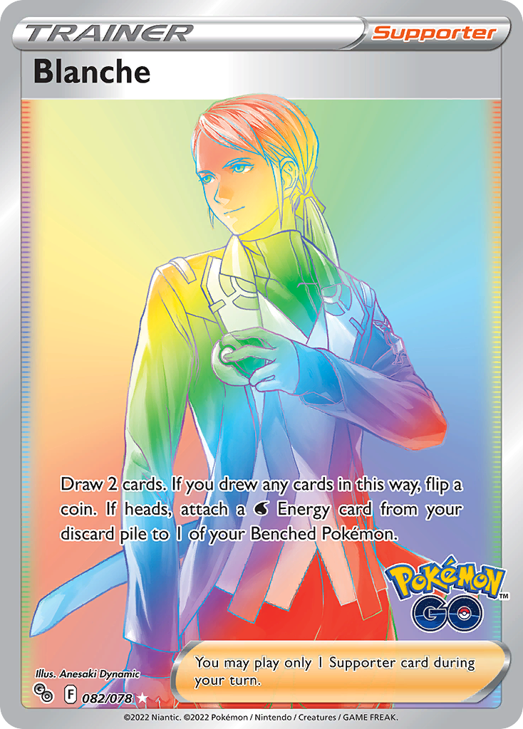 82/78 [PGO] Blanche - Rare Rainbow