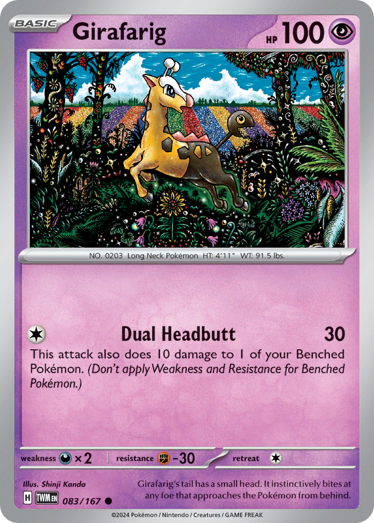 83/167 [TWM] Girafarig - Common