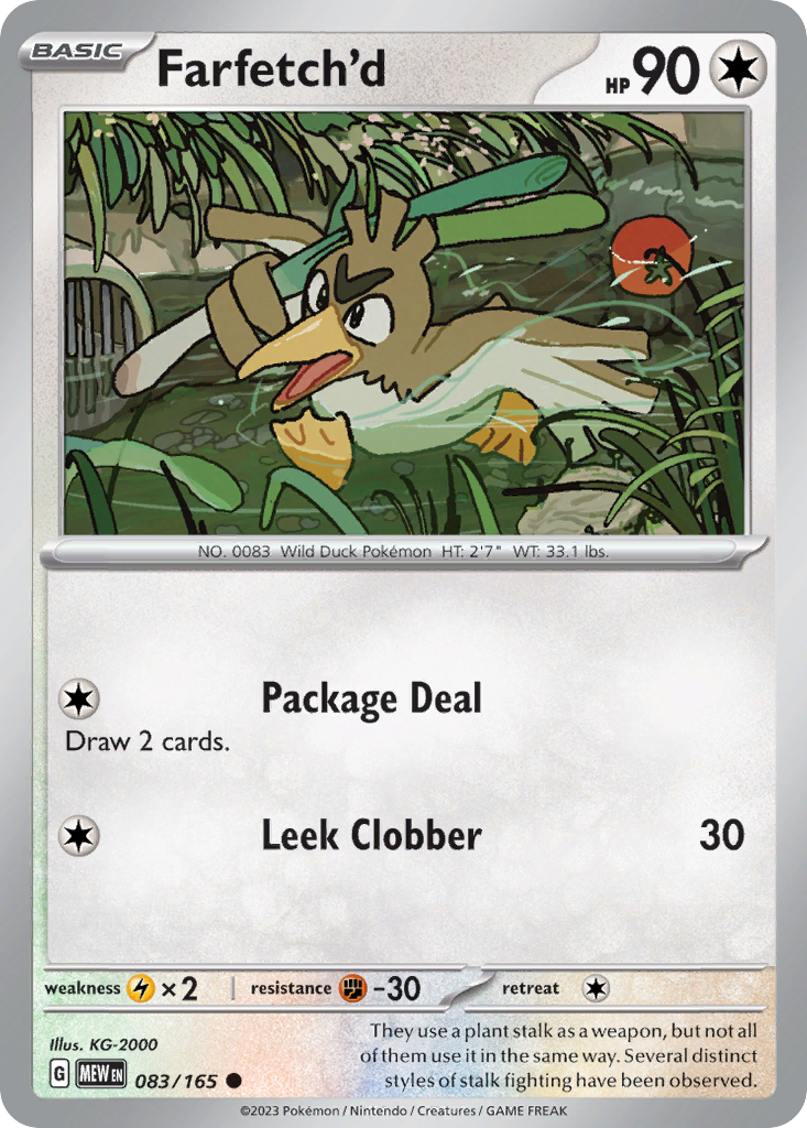 83/165 [SV3PT5] Farfetch'd - Common