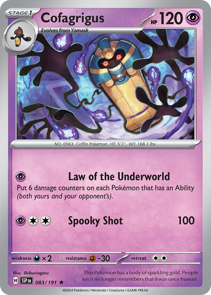 83/191 [SSP] Cofagrigus - Rare