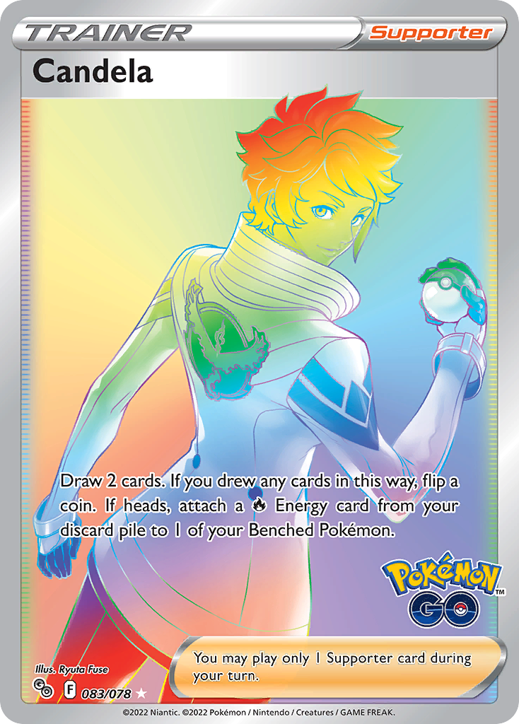 83/78 [PGO] Candela - Rare Rainbow