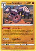 83/198 [CRE] Galarian Runerigus - Rare Holo