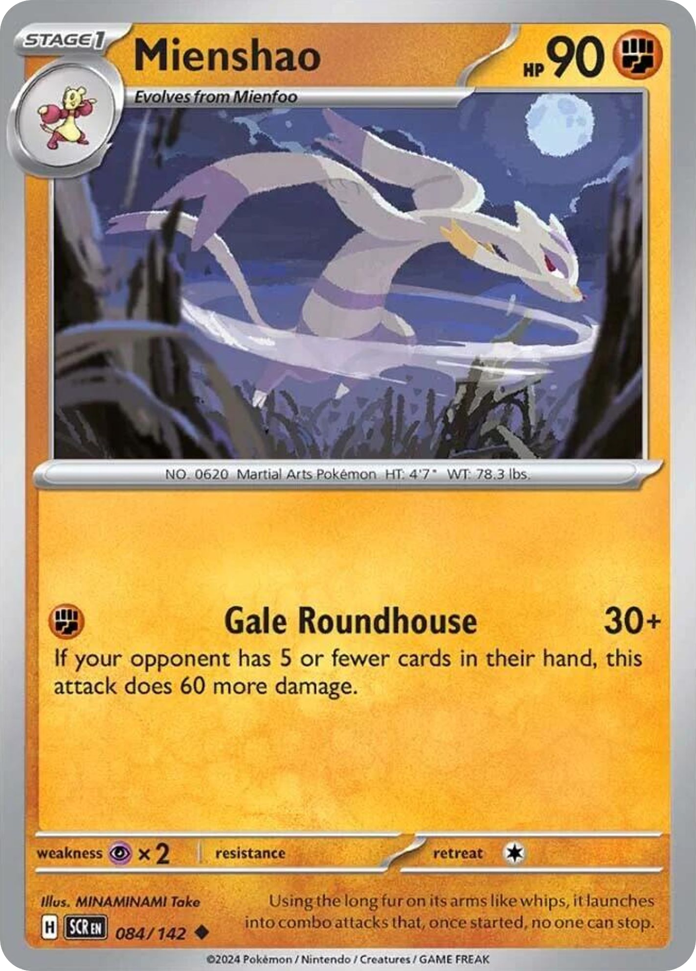 84/142 [SCR] Mienshao - Uncommon