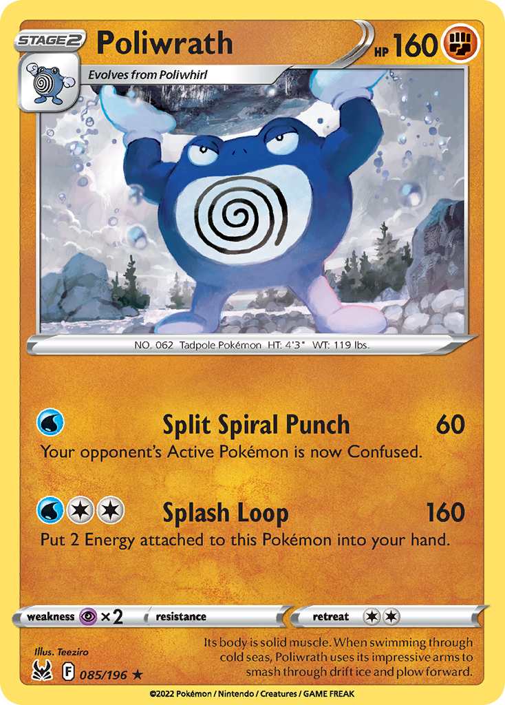 85/196 [LOR] Poliwrath - Rare