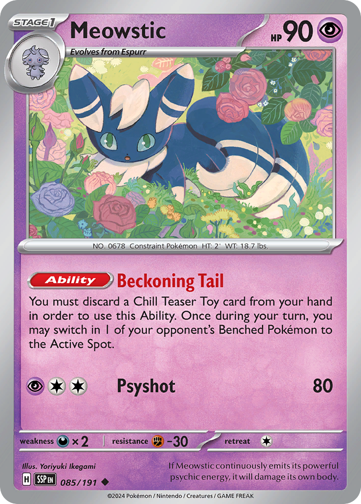85/191 [SSP] Meowstic - Uncommon
