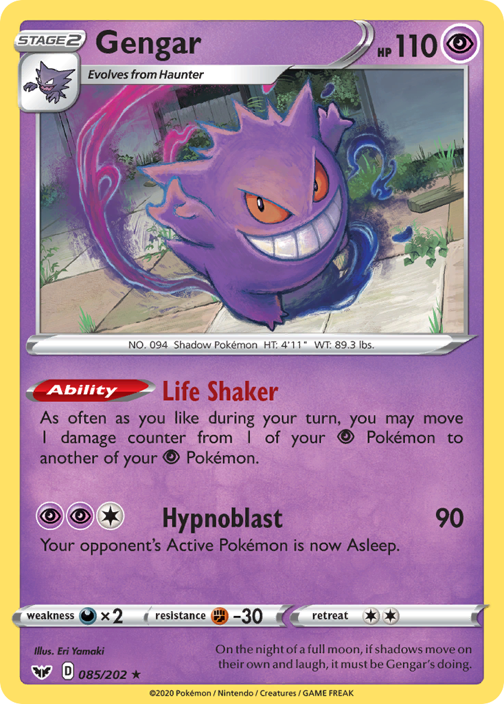 85/202 [SSH] Gengar - Rare Holo