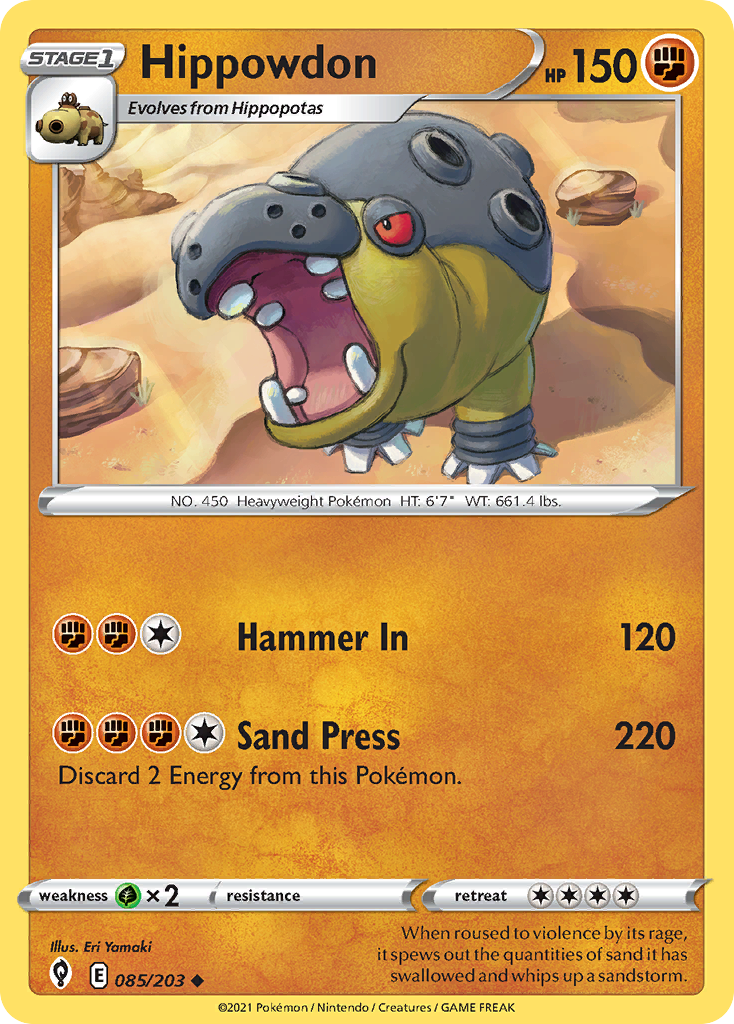 85/203 [EVS] Hippowdon - Uncommon