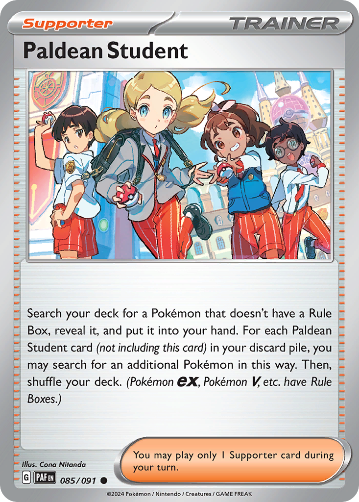 85/91 [SV4PT5] Paldean Student - Common