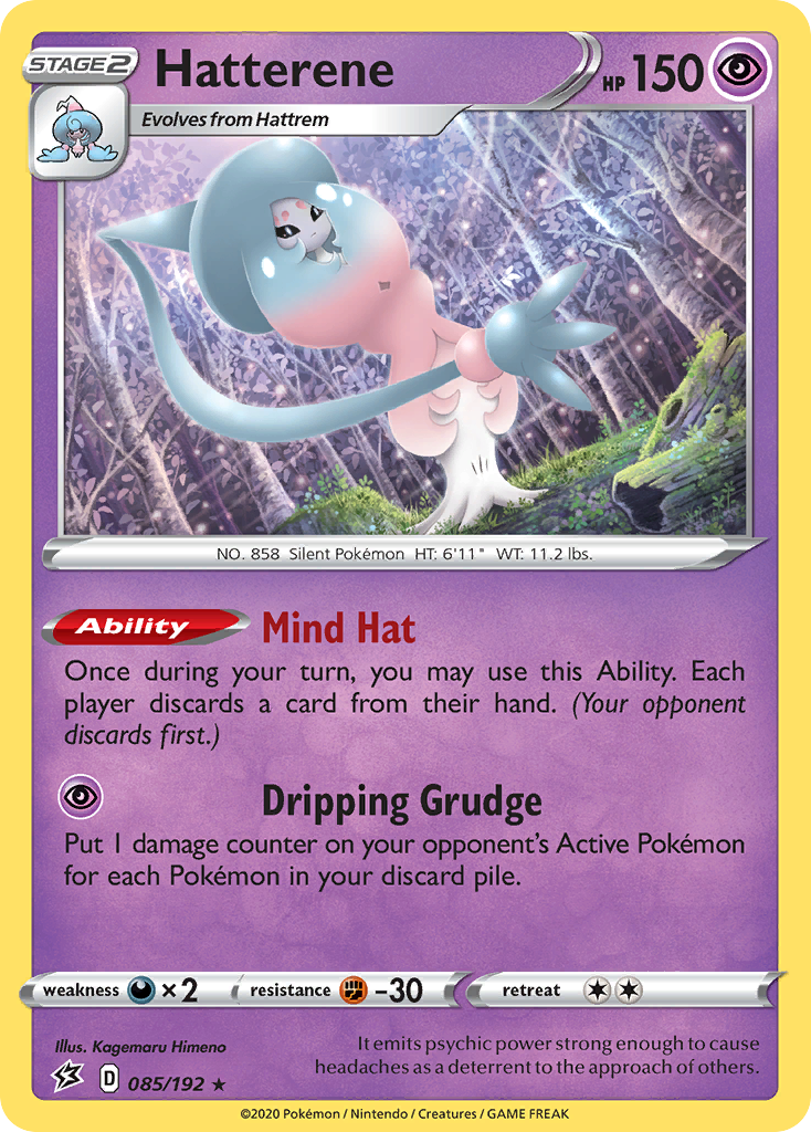 85/192 [RCL] Hatterene - Rare Holo