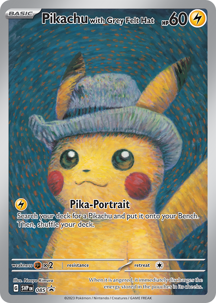 85/215 [PR-SV] Pikachu with Grey Felt Hat - Promo