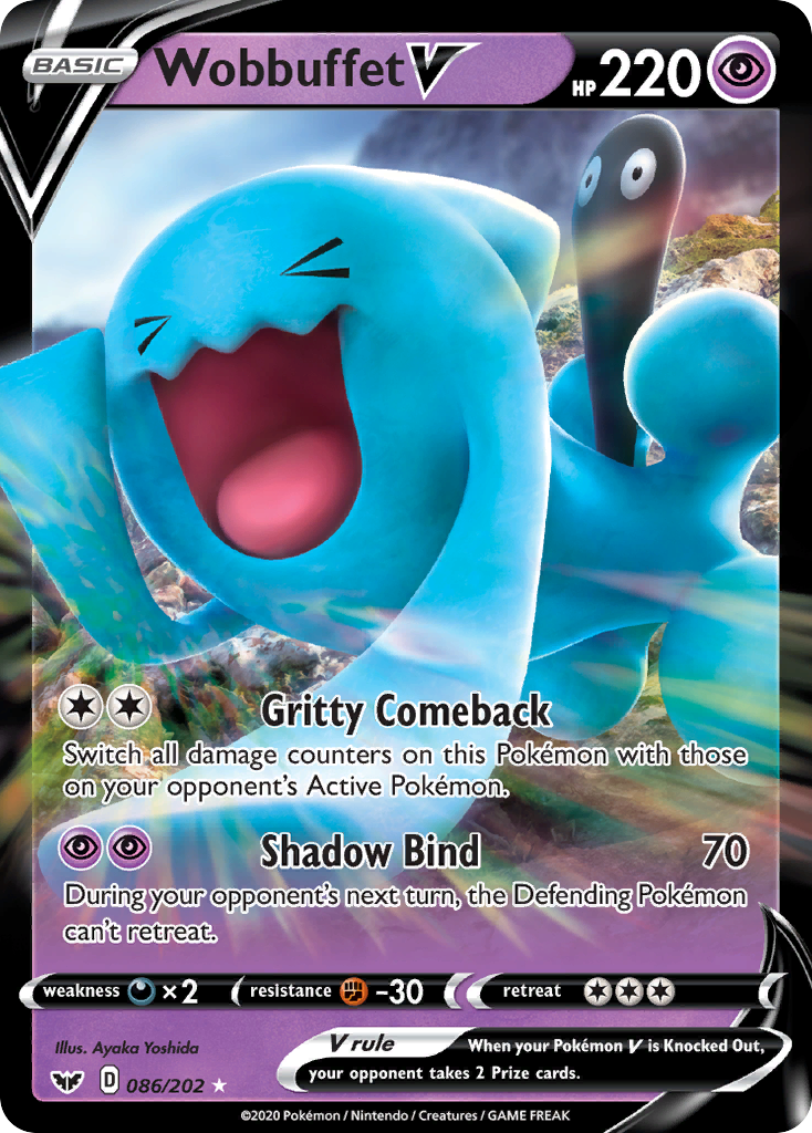 86/202 [SSH] Wobbuffet V - Rare Holo V