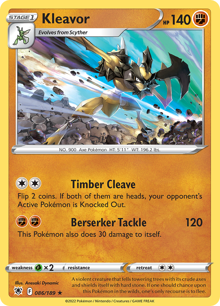 86/189 [ASR] Kleavor - Rare Holo
