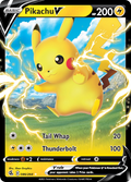 86/264 [FST] Pikachu V - Rare Holo V